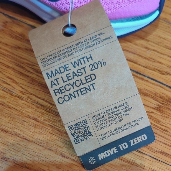 Nike Kids Pink and Navy Sneakers - Picture 2 of 4